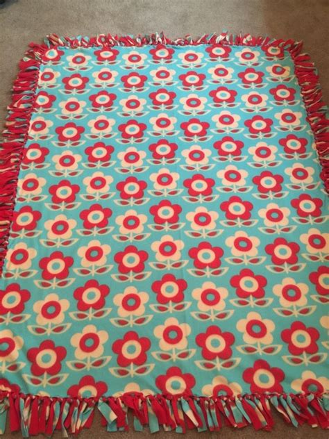 Flower Fleece Blanket By Artyshop On Etsy