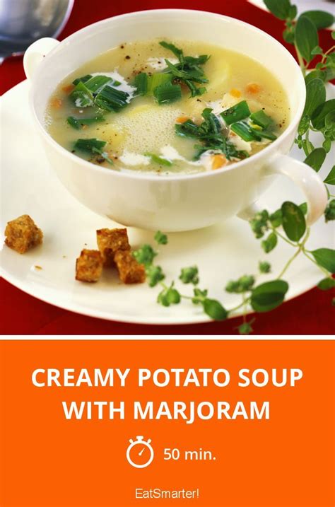 Creamy Potato Soup With Marjoram Recipe Marjoram Recipe Creamy