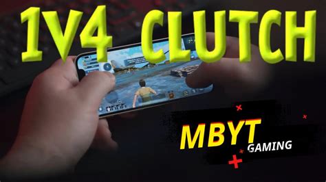 CLUTCH GOD Best 1V4 Squad Wipes Pubg Mobile YouTube