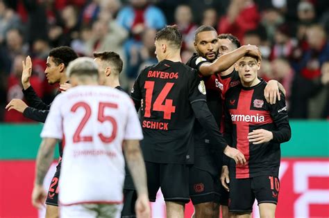 Bayer Leverkusen Goleó Estiró Su Invicto A 40 Partidos Y Es Finalista De La Copa De Alemania