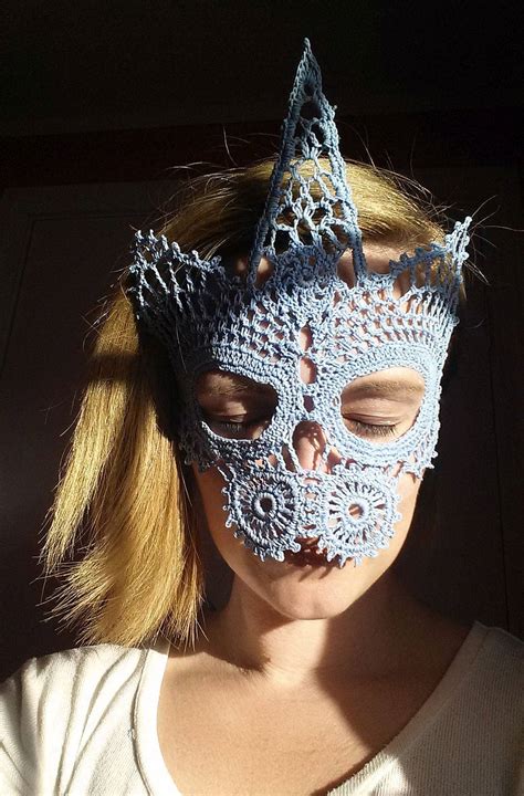 Unicorn Lace Masquerade Mask Crochet Pattern Digital Download - Etsy