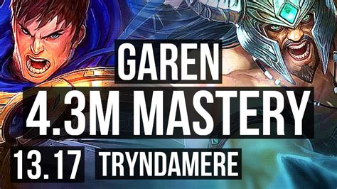 Garen Vs Tryndamere Top M Mastery Rank Garen Games