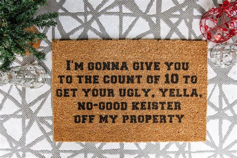 Leave It On The Doorstep And Get The Hell Outta Here Doormat