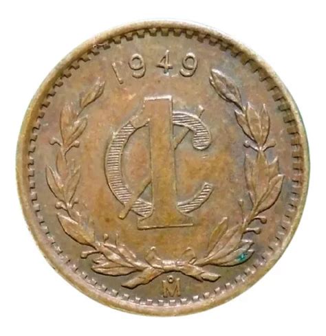 México 1 Centavo Monograma 1949 I2r 2 MercadoLibre