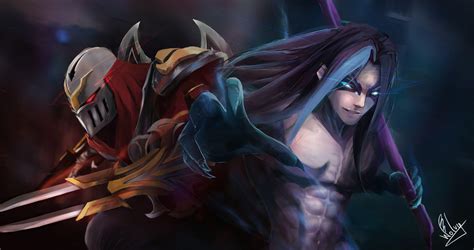 Kayn And Zed Wallpapers Top Free Kayn And Zed Backgrounds