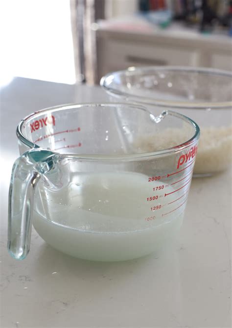 How To Make Rice Water Rice Starch Water Beyond Kimchee