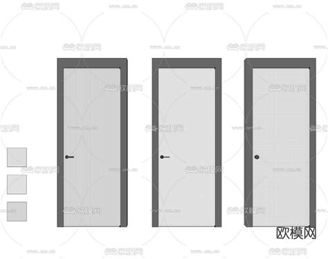 现代玻璃门su模型下载id11949376sketchup模型下载 欧模网