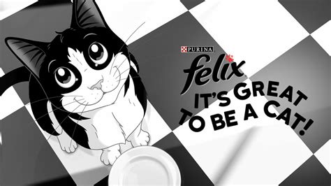 It's Great To Be A Cat - TV ad with Felix and Robbie Williams! - YouTube