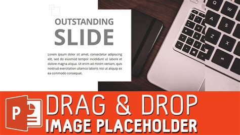 Drag And Drop Image Placeholder Powerpoint Tutorial Powerpoint Slide