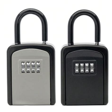 Portable Metal Key Safe Storage Lock Box Outdoor Indoor Key Hider