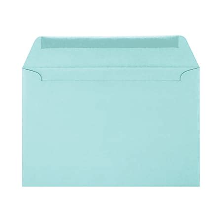 LUX Open End 10 X 13 Envelopes Peel Press Closure Baby Blue Pack Of 250