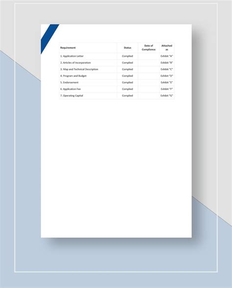 Compliance Report Template in Google Docs, Word, Pages - Download ...