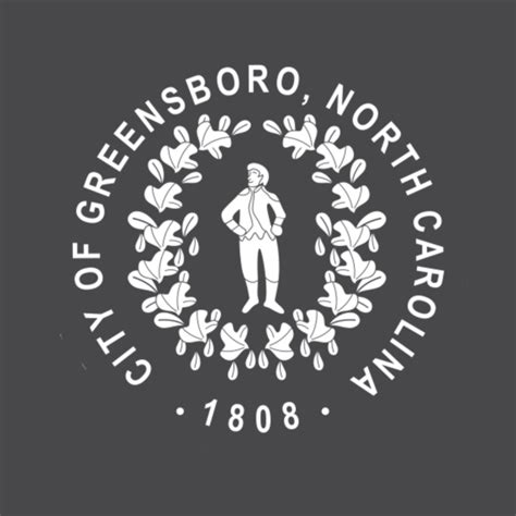 City Of Greensboro White Logo Greensboro T Shirt Teepublic