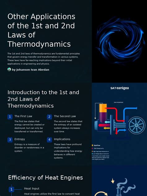 Other Applications Of The 1st And 2nd Laws Of Thermodynamics Pdf