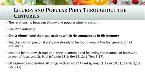 PPT LITURGY AND POPULAR PIETY IN A HISTORICAL PERSPECTIVE PowerPoint