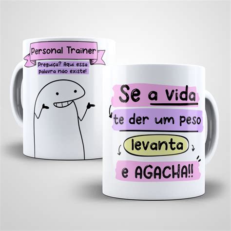 Caneca X Cara Profiss O Personal Trainer Frase Divertida Flork