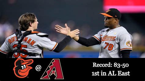 Orioles Vs Diamondbacks Series Recap YouTube