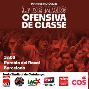 1M 2023 Ofensiva De Classe CGT Catalunya