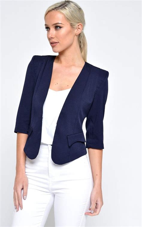 Are Cropped Blazers In Style Nydia Arabella