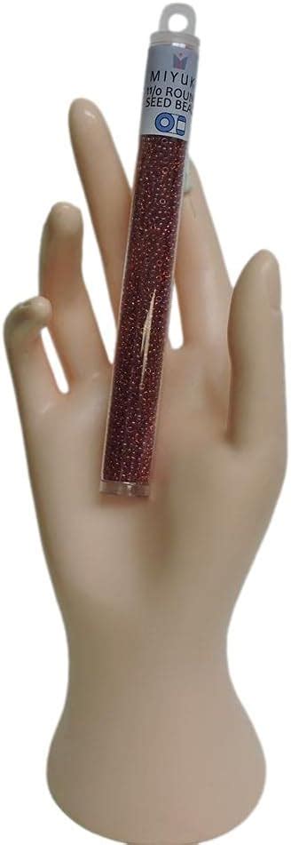 Buy Pink Lined Amber Miyuki Rocailles Glass Seed Beads Grams