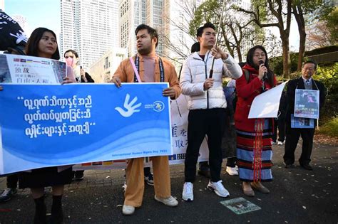 「自由と人権を勝ち取ろう」世界人権デーに香港やカンボジアなど12民族200人がデモ 産経ニュース