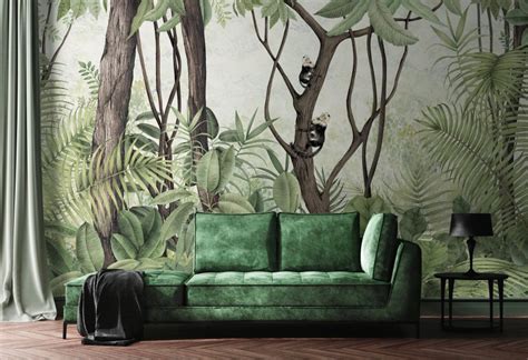 Let nature breathe inside your home with this enthralling wallpaper ...