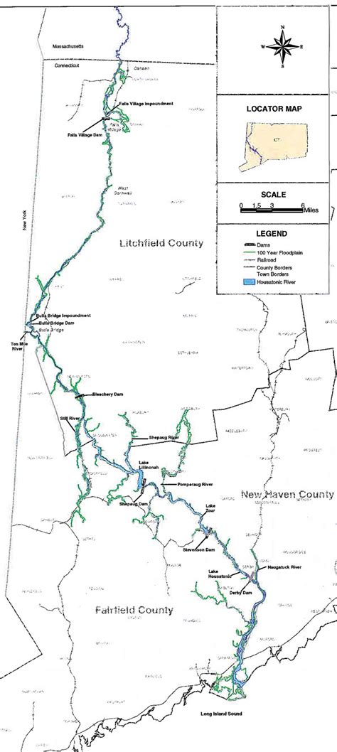 Maps of the Housatonic River | Housatonic PCB Cleanup Options