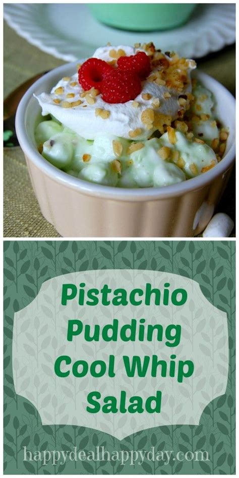 Pistachio Pudding Cool Whip Salad Recipe Pistachio Pudding Fruit Desserts Pistachio Salad