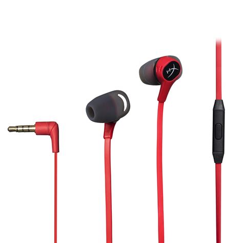 Hyperx Cloud Earbuds สีแดง ประกันศูนย์ 2ปี ของแท้ หูฟังเอียบัด หูฟัง