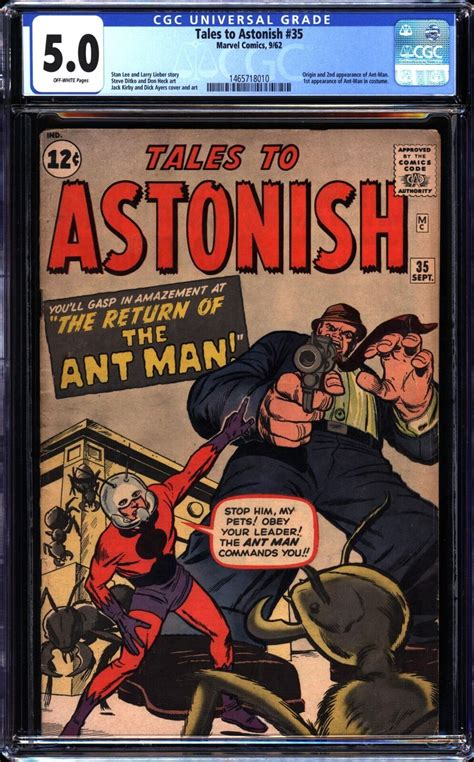 Tales To Astonish 35 Marvel 1962 CGC 5 0 KEY Comic Books