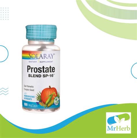 Solaray Prostate blend SP 16 vegetarian capsules – Mr Herb