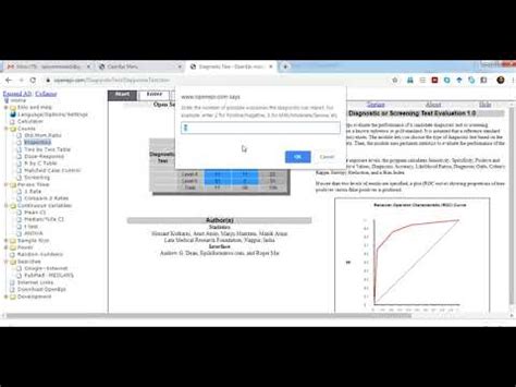 OpenEpi Tool In The Field Of Research YouTube