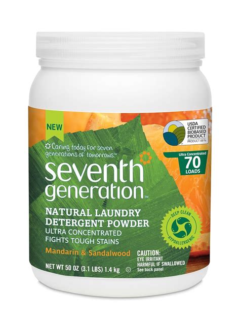 Seventh Generation Natural Laundry Detergent Powder 50 Oz 659 Or 4