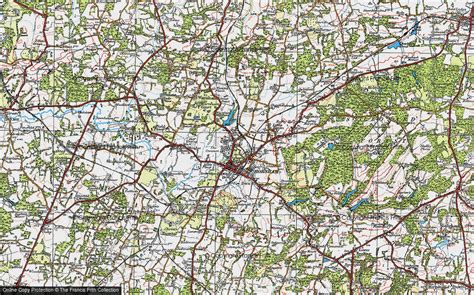 Historic Ordnance Survey Map Of Horsham 1920