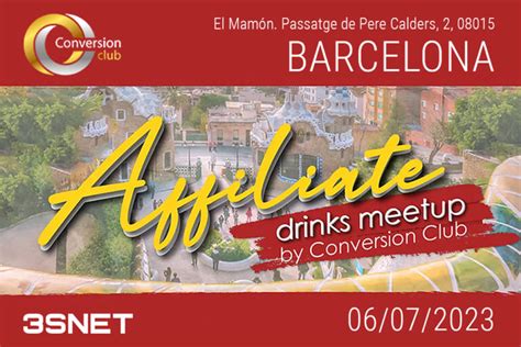 The Affiliate Drinks Meetup Will Be Held On July 6 Event