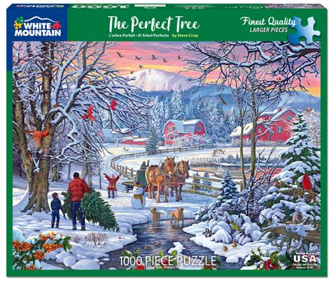 1000 Piece Jigsaw Puzzle The Perfect Tree White Mountain Puzzles