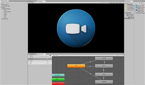 Unity: Animated UI Button on Behance