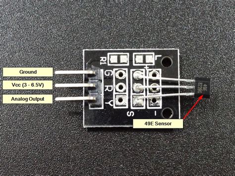 Analog Hall Effect Sensor Module ProtoSupplies