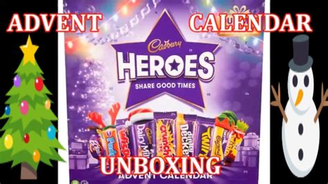 Advent Calendar Cadburys Heroes Unboxing Christmas Chocolate