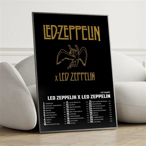 Led Zeppelin Led Zeppelin X Led Zeppelin Album Cover Poster Wall Art