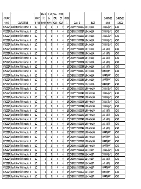 Winter Semester 2022 2023 Courses Offered List Updated Pdf