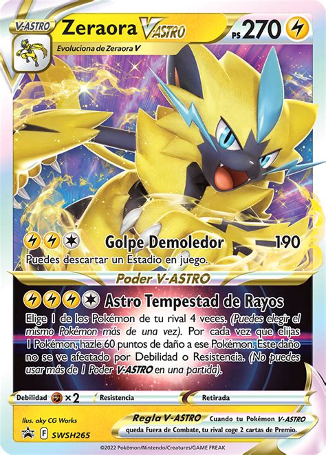 Zeraora V ASTRO SWSH Promo 265 TCG WikiDex la enciclopedia Pokémon