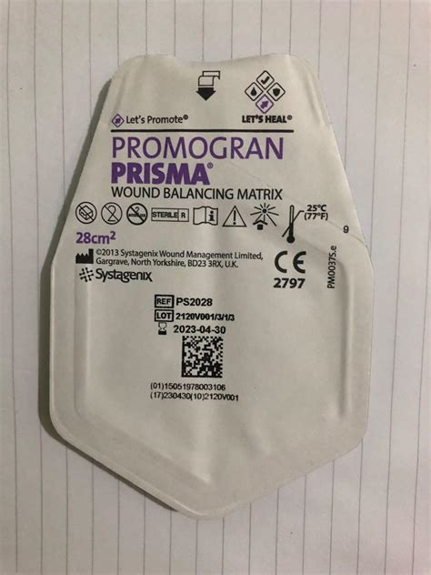 Promogran Prisma - Wound Dressing and Wound Care, Health & Nutrition ...
