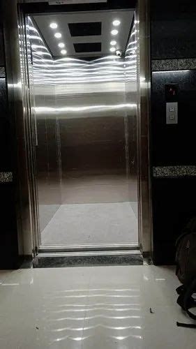 50hz Stainless Steel Passenger Elevator Max Persons 6 Persons