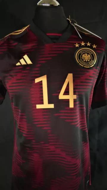 DFB TRIKOT MUSIALA Deutschland 2022 WM Auswärts Trikot Away Gr L NEU