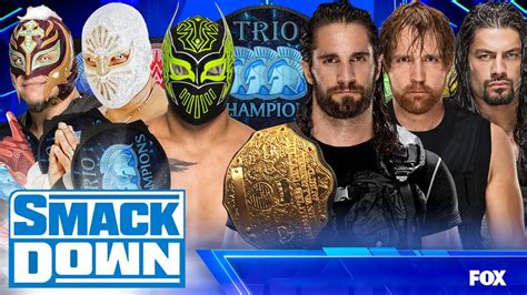 Rey Mysterio Mistico Sin Cara VS Shield Trio Champions Smackdown 11