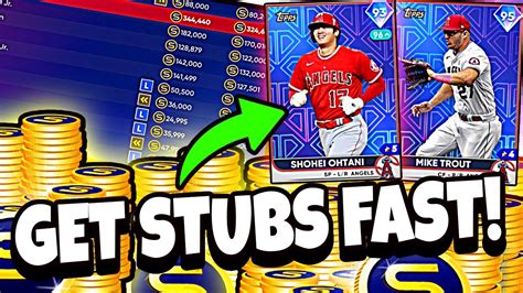 How To Get FAST EASY Stubs In MLB The Show 22 YouTube