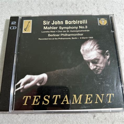 Sir John Barbirolli Conducts Mahlersymphony No Etc