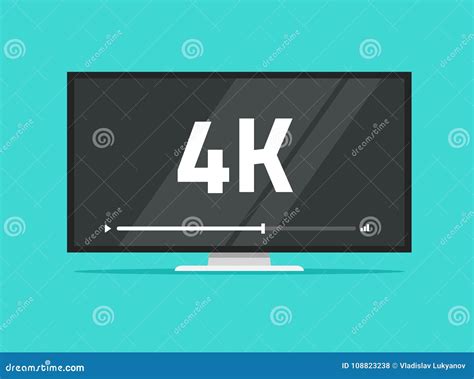 Red K K K Ultra Hd Video Resolution Icon Logo High Definition Tv