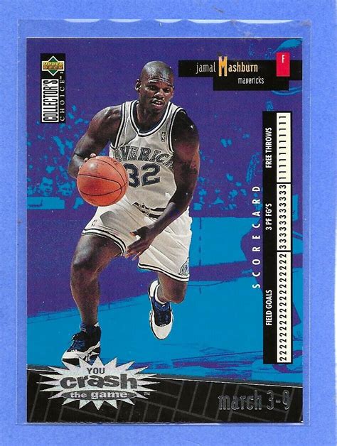 Jamal Mashburn Collector S Choice Crash The Game C